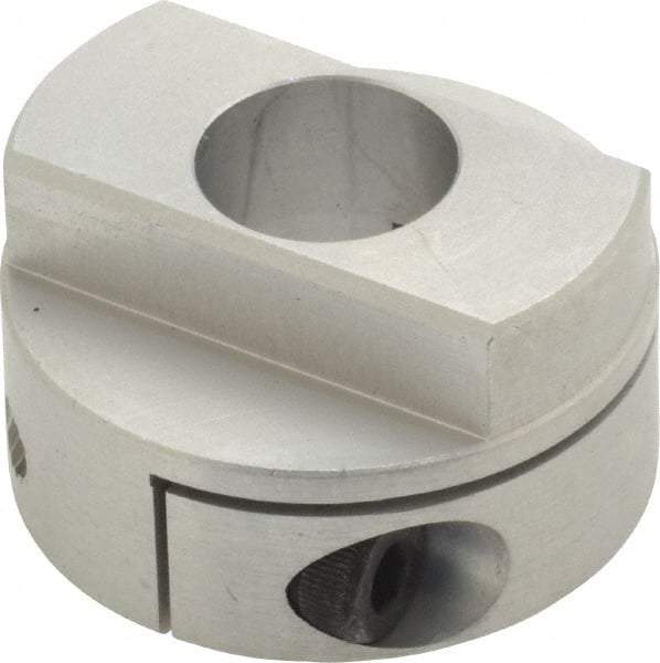 Lovejoy - 1/2" Max Bore Diam, Flexible Oldham Coupling - 1.26" OD, 1.772" OAL, Aluminum Hub with Polyacetal Insert, Order 2 Hubs with Same OD & 1 Insert for Complete Coupling - Apex Tool & Supply