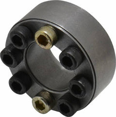 Climax Metal Products - M6 Thread, 1" Bore Diam, 1.969" OD, Shaft Locking Device - 9 Screws, 8,027 Lb Axial Load, 1.969" OAW, 0.669" Thrust Ring Width, 334 Ft/Lb Max Torque - Apex Tool & Supply