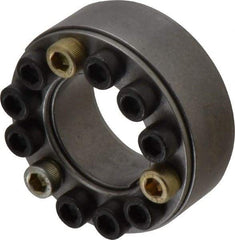 Climax Metal Products - M6 Thread, 1-1/4" Bore Diam, 2.362" OD, Shaft Locking Device - 12 Screws, 10,703 Lb Axial Load, 2.362" OAW, 0.669" Thrust Ring Width, 557 Ft/Lb Max Torque - Apex Tool & Supply