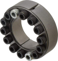 Climax Metal Products - M6 Thread, 1-1/2" Bore Diam, 2.559" OD, Shaft Locking Device - 14 Screws, 12,486 Lb Axial Load, 2.559" OAW, 0.669" Thrust Ring Width, 780 Ft/Lb Max Torque - Apex Tool & Supply