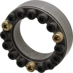 Climax Metal Products - M8 Thread, 2-7/16" Bore Diam, 3.74" OD, Shaft Locking Device - 16 Screws, 26,275 Lb Axial Load, 3.74" OAW, 0.787" Thrust Ring Width - Apex Tool & Supply