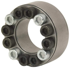 Climax Metal Products - M12 Thread, 3-15/16" Bore Diam, 5.709" OD, Shaft Locking Device - 14 Screws, 53,513 Lb Axial Load, 5.709" OAW, 1.024" Thrust Ring Width - Apex Tool & Supply