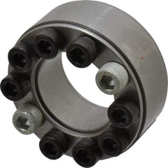 Climax Metal Products - M6 Thread, 30mm Bore Diam, 55mm OD, Shaft Locking Device - 10 Screws, 8,919 Lb Axial Load, 2.165" OAW, 0.669" Thrust Ring Width, 439 Ft/Lb Max Torque - Apex Tool & Supply