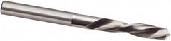 Micro Drill Bit: 0.0104″ Dia, 118 °, Cobalt Bright/Uncoated, LH Cut, Spiral Flute, Oversized Shank, Series 303