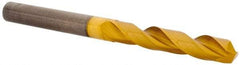 Guhring - 6.6mm 140° Solid Carbide Jobber Drill - TiN Finish, Right Hand Cut, Spiral Flute, Straight Shank, 83mm OAL, SU Point - Apex Tool & Supply