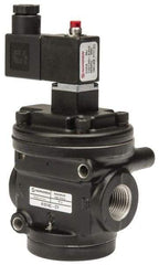 Norgren - 5.3 CV Rate, 1/2" NPT Inlet 1/2 Basic Valves - 1/2" NPT Inlet, Poppet Valve, Solenoid Actuator - Apex Tool & Supply