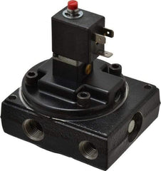 Norgren - 1.5 CV Rate, 1/4" NPT Inlet 1/4 Basic Valves - 1/4" NPT Inlet, Poppet Valve, Solenoid Actuator - Apex Tool & Supply