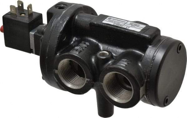 Norgren - 5.4 CV Rate, 3/4" NPT Inlet 1/2 Basic Valves - 3/4" NPT Inlet, Poppet Valve, Solenoid Actuator - Apex Tool & Supply
