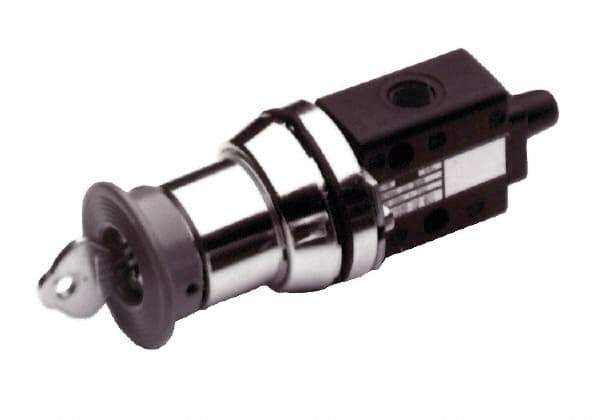 Norgren - 1/8" NPT Packed Spool Valve - Key Type, Key Activation & 0.34 CV Rate - Apex Tool & Supply