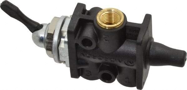Norgren - 1/8" NPT Packed Spool Valve - Toggle Type, Lever Activation & 0.34 CV Rate - Apex Tool & Supply