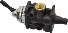 Norgren - 1/8" NPT Packed Spool Valve - Toggle Type, Lever Activation & 0.34 CV Rate - Apex Tool & Supply
