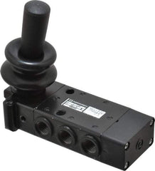 Norgren - 1/4" NPT Packed Spool Valve - Lever Type, Spring Activation & 0.98 CV Rate - Apex Tool & Supply