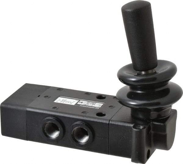 Norgren - 1/4" NPT Packed Spool Valve - Lever Type, Lever Activation & 0.98 CV Rate - Apex Tool & Supply