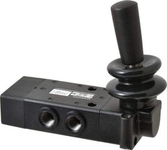 Norgren - 1/4" NPT Packed Spool Valve - Lever Type, Lever Activation & 0.98 CV Rate - Apex Tool & Supply