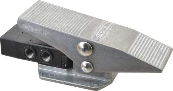 Norgren - 1/4" NPT Packed Spool Valve - 4-Way, Pedal Type, Pedal Activation & 0.98 CV Rate - Apex Tool & Supply