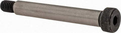 Value Collection - 3/8" Shoulder Diam x 2-1/2" Shoulder Length, 5/16-18 UNC, Hex Socket Shoulder Screw - 4140 Alloy Steel with Nylon Locking Patch, 1/4" Head Height x 9/16" Head Diam - Apex Tool & Supply