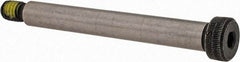 Value Collection - 3/8" Shoulder Diam x 3" Shoulder Length, 5/16-18 UNC, Hex Socket Shoulder Screw - 4140 Alloy Steel with Nylon Locking Patch, 1/4" Head Height x 9/16" Head Diam - Apex Tool & Supply
