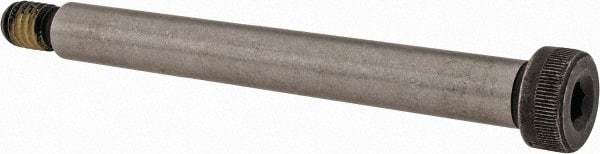 Value Collection - 3/8" Shoulder Diam x 3-1/4" Shoulder Length, 5/16-18 UNC, Hex Socket Shoulder Screw - 4140 Alloy Steel with Nylon Locking Patch, 1/4" Head Height x 9/16" Head Diam - Apex Tool & Supply