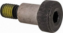 Value Collection - 1/2" Shoulder Diam x 5/8" Shoulder Length, 3/8-16 UNC, Hex Socket Shoulder Screw - 4140 Alloy Steel with Nylon Locking Patch, 5/16" Head Height x 3/4" Head Diam - Apex Tool & Supply