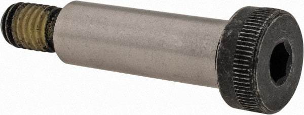 Value Collection - 1/2" Shoulder Diam x 1-1/2" Shoulder Length, 3/8-16 UNC, Hex Socket Shoulder Screw - 4140 Alloy Steel with Nylon Locking Patch, 5/16" Head Height x 3/4" Head Diam - Apex Tool & Supply