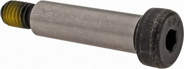 Value Collection - 1/2" Shoulder Diam x 1-3/4" Shoulder Length, 3/8-16 UNC, Hex Socket Shoulder Screw - 4140 Alloy Steel with Nylon Locking Patch, 5/16" Head Height x 3/4" Head Diam - Apex Tool & Supply