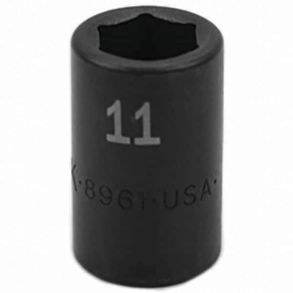 SK - Impact Socket - 3/8"DR 11MM IMPACT SOCKET - Apex Tool & Supply