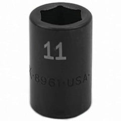 SK - Impact Socket - 3/8"DR 11MM IMPACT SOCKET - Apex Tool & Supply
