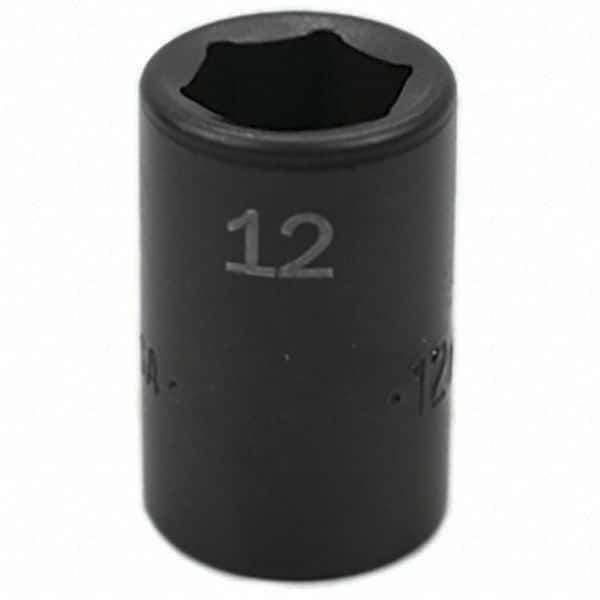 SK - Impact Socket - 3/8"DR 12MM IMPACT SOCKET - Apex Tool & Supply