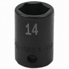 SK - Impact Socket - 3/8"DR 14MM IMPACT SOCKET - Apex Tool & Supply