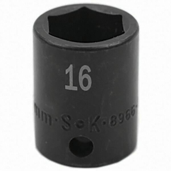 SK - Impact Socket - 3/8"DR 16MM IMPACT SOCKET - Apex Tool & Supply