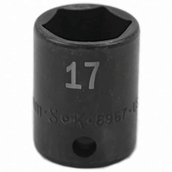 SK - Impact Socket - 3/8"DR 17MM IMPACT SOCKET - Apex Tool & Supply
