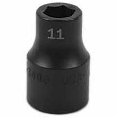 SK - Impact Socket - 1/2"DR 11MM IMPACT SOCKET - Apex Tool & Supply