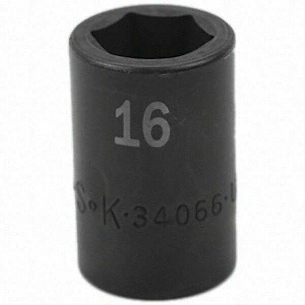 SK - Impact Socket - 1/2"DR 16MM IMPACT SOCKET - Apex Tool & Supply