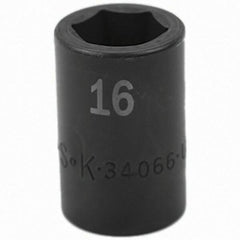 SK - Impact Socket - 1/2"DR 16MM IMPACT SOCKET - Apex Tool & Supply