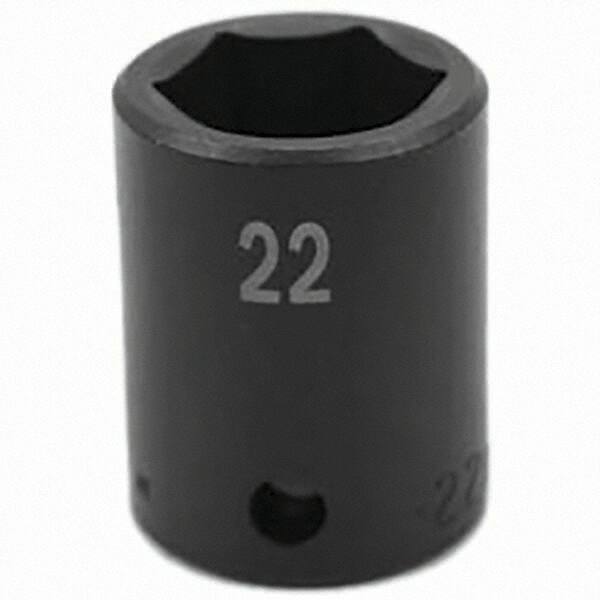 SK - Impact Socket - 1/2"DR 22MM IMPACT SOCKET - Apex Tool & Supply