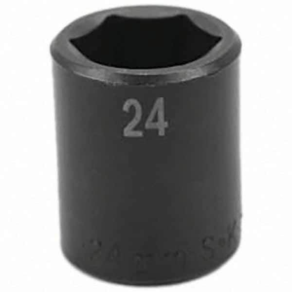 SK - Impact Socket - 1/2"DR 24MM IMPACT SOCKET - Apex Tool & Supply