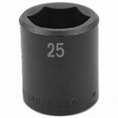 SK - Impact Socket - 1/2"DR 25MM IMPACT SOCKET - Apex Tool & Supply