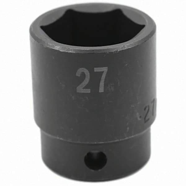 SK - Impact Socket - 1/2"DR 27MM IMPACT SOCKET - Apex Tool & Supply
