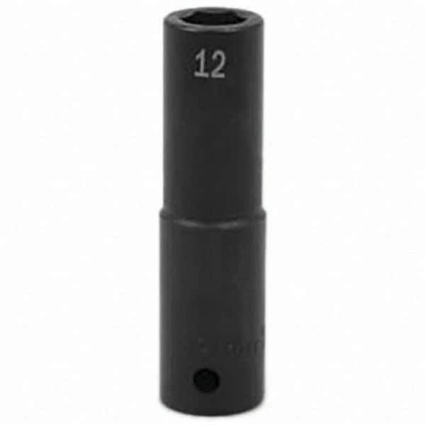 SK - Impact Socket - 1/2"DR 12MM DEEP IMPACT SOCKET - Apex Tool & Supply