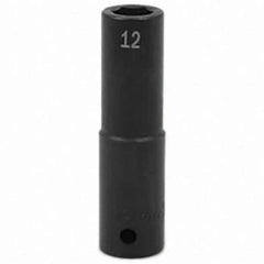 SK - Impact Socket - 1/2"DR 12MM DEEP IMPACT SOCKET - Apex Tool & Supply