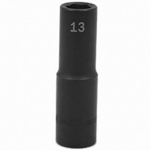 SK - Impact Socket - 1/2"DR 13MM DEEP IMPACT SOCKET - Apex Tool & Supply
