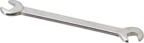 Proto - 15/64" x 13/64" Standard Ignition Open End Wrench - 3" OAL, Double End, Satin Finish, 15° & 60° Head Angle - Apex Tool & Supply