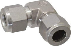 Ham-Let - 1/2" OD, Grade 316Stainless Steel Union Elbow - Comp x Comp Ends - Apex Tool & Supply