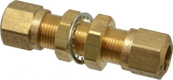 Parker - 3/8" OD, Brass Union - 150 Max Working psi, -40 to 200°F, Comp x Comp Ends - Apex Tool & Supply