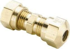 Parker - 3/8" OD, Brass Union - 150 Max Working psi, -40 to 200°F, Comp x Comp Ends - Apex Tool & Supply