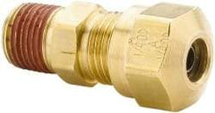Parker - 3/4" OD, Brass Male Connector - 150 Max Working psi, -40 to 200°F, Comp x MNPT Ends - Apex Tool & Supply