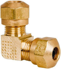 Parker - 5/8" OD, Brass Union Elbow - 150 Max Working psi, -40 to 200°F, Comp x Comp Ends - Apex Tool & Supply