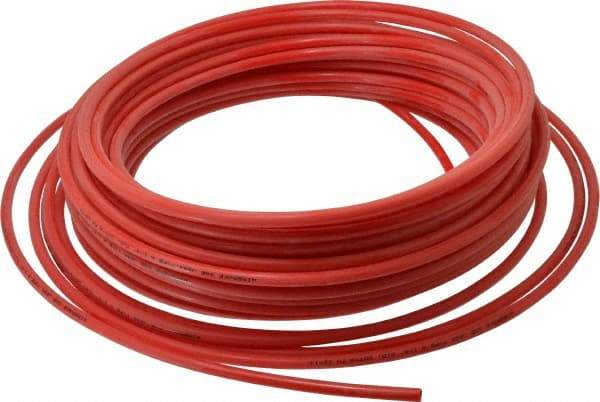 Coilhose Pneumatics - 11/64" ID x 1/4" OD, 0.04" Wall Thickness, 100' Long, Nylon 11 Tube - Red, 150 Max psi - Apex Tool & Supply
