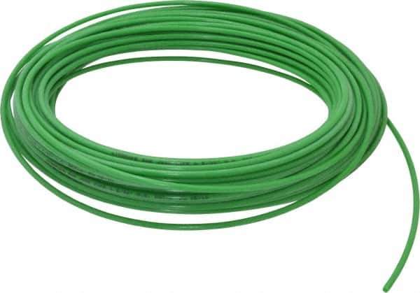 Coilhose Pneumatics - 3/32" ID x 5/32" OD, 0.32" Wall Thickness, 100' Long, Nylon 11 Tube - Green, 150 Max psi - Apex Tool & Supply
