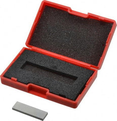 SPI - 0.1001" Rectangular Steel Gage Block - Accuracy Grade AS-1, Includes NIST Traceability Certification - Apex Tool & Supply